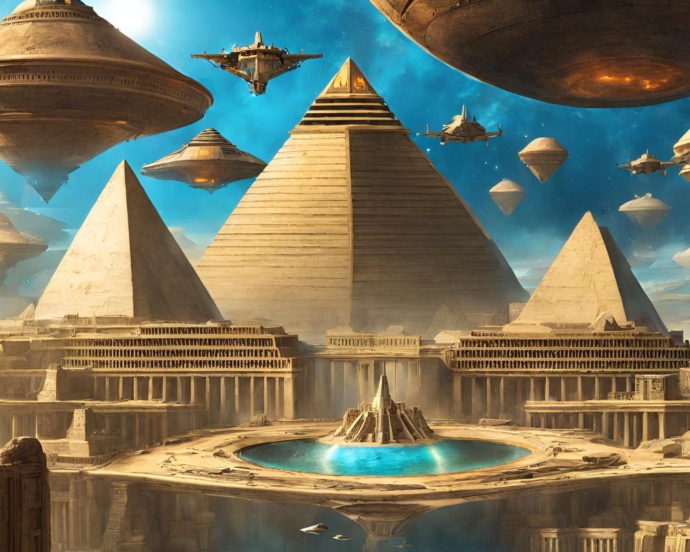 What Techniques Were Used in Pyramid Construction in Atlantis and Egypt?